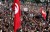 تونس تشهد احتجاجات صاخبة عشية الذكرى السابعة للثورة