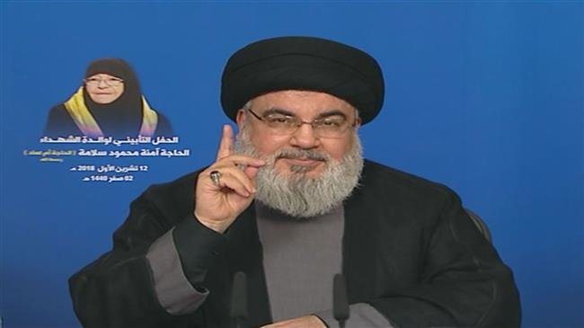 Trump using Iranophobia to sell American munitions to Arab states: Nasrallah