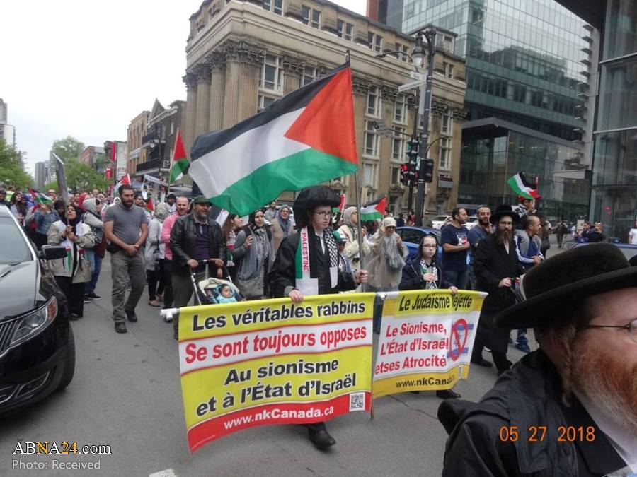 Solidarity with Palestine held in Montreal, Canada