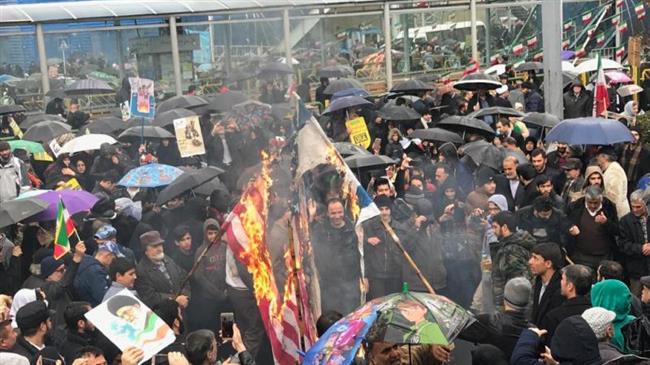 In pictures: Iran marks anniversary of Islamic Revolution with mass rallies