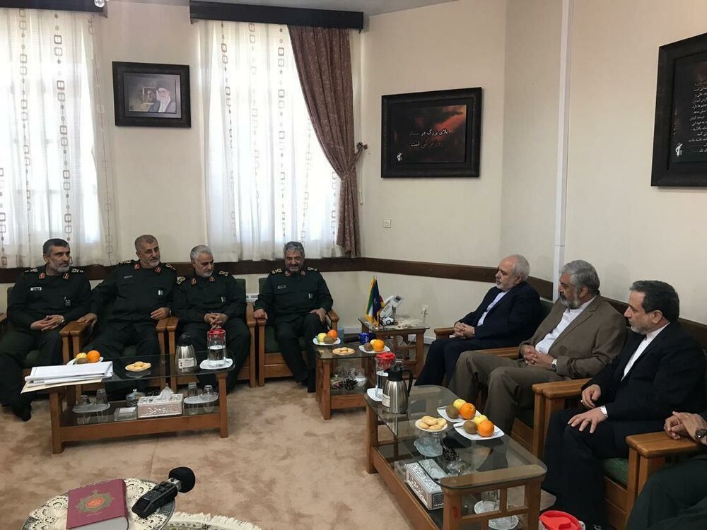 Zarif, his deputies meet top IRGC commanders