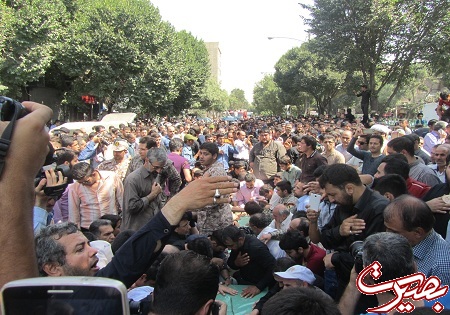 گزارش تصویری تشییع پیکر 5 تن از مدافعان فاطمیون