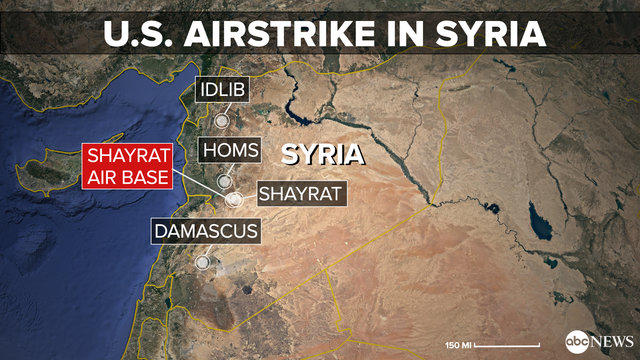 حمله موشکی آمریکا به سوریه، اهداف و پیامدها