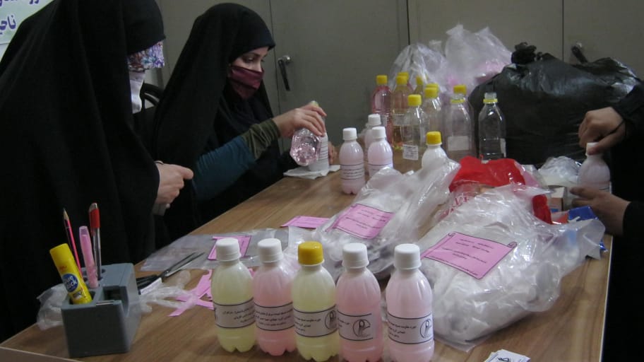 رزمایش  کمک مومنانه در شهر شیبان استان خوزستان / عکس
