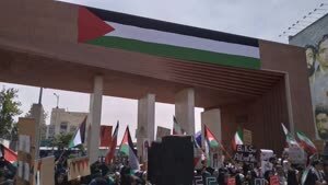 تجمع دانشگاهیان دانشگاه شریف در حمایت از دانشجویان آمریکایی‌ حامی فلسطین