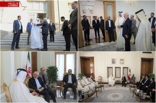 دیدار وزیر اقتصاد و تجارت قطر با ظریف؛ طرفین در خصوص آخرین وضعیت روابط اقتصادی و تجاری میان ایران و قطر و راههای گسترش آن گفتگو و تبادل نظر کردند.
