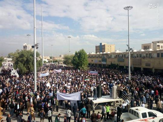 راهپیمایی مردم خرمشهر علیه آشوبگران