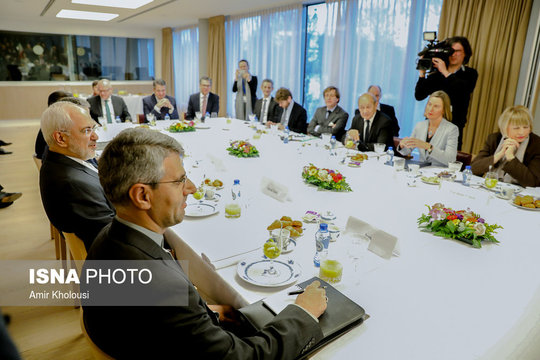 نشست برجامی ظریف با موگرینی و وزیران خارجه انگلیس، آلمان و فرانسه