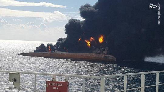 نفت کش ایرانی سانچی که ۸ روز پیش در دریای چین دچار حریق و انفجار شده بود، بطور کامل غرق شد.