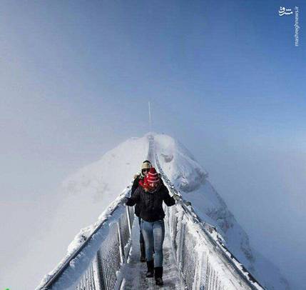 ترسناک‌ترین پل معلق جهان
ترسناک ترین پل معلق جهان بر فراز یخچال طبیعی در سوئیس با ارتفاع ۴۵۷ متری از سطح زمین زیبایی خاص خود را دارد