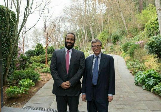  دیدار بن سلمان، ولیعهد عربستان با بیل گیتس برای دریافت مشاوره جهت توسعه فناوری ارتباطات در عربستان