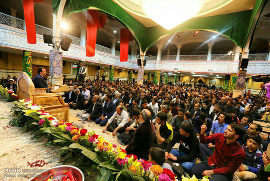  جشن اعیاد شعبانیه در حسینیه اعظم زنجان
