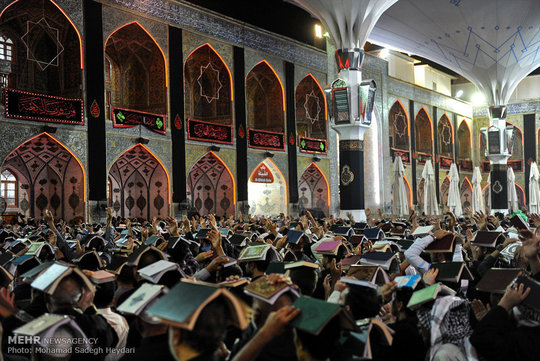  مراسم احیا شب بیست و یکم ماه رمضان در نجف اشرف‎‎
