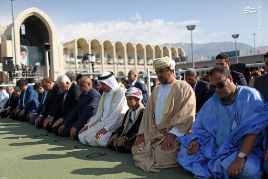 مهمانان خارجی نماز عید سعید فطر در مصلی تهران