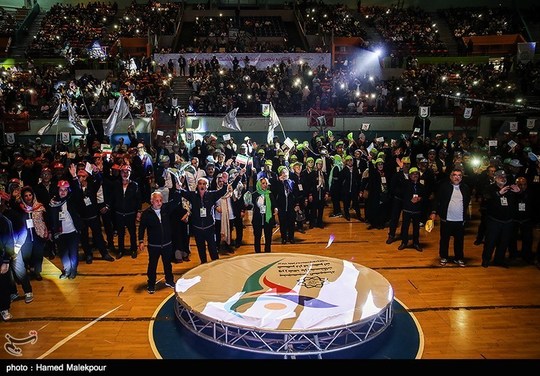 پنجمین المپیاد ورزشی بازنشستگان شهرداری تهران در ورزشگاه ۱۲ هزار نفری آزادی افتتاح شد.