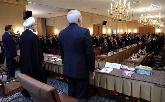 همایش روسای نمایندگی‌های جمهوری اسلامی ایران در خارج از کشوریکشنبه با حضور حسن روحانی رئیس جمهوری برگزار شد.