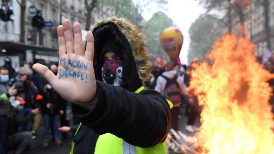 تظاهرات روز جهانی کارگر در فرانسه