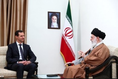 لقاء الرئيس السوري مع قائد الثورة الاسلامية