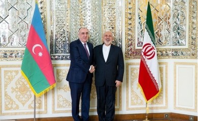 لقاء وزيري الخارجية الايراني والاذربيجاني