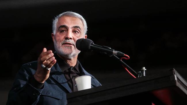 IRGC commander Soleimani reaffirms full support for Palestinian resistance groups