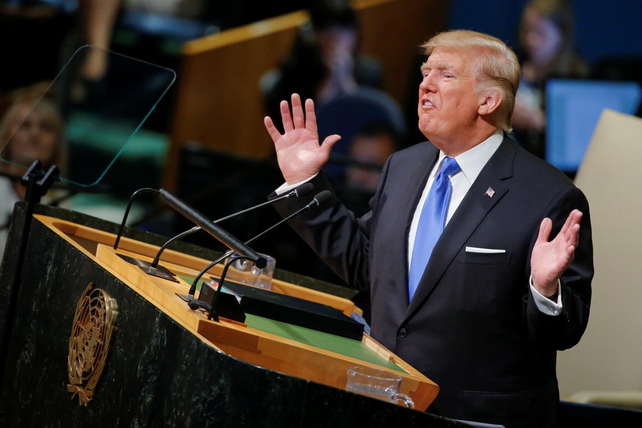 Trump Blasts Iran Nuclear Deal in First Speech at UN