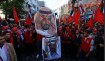 Gazans Burn Photos of Saudi King, Crown Prince