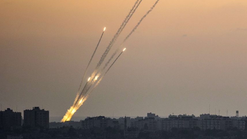 Around 100 Palestinian Missiles Fired at Zionist Settlements near Gaza in 40 Minutes