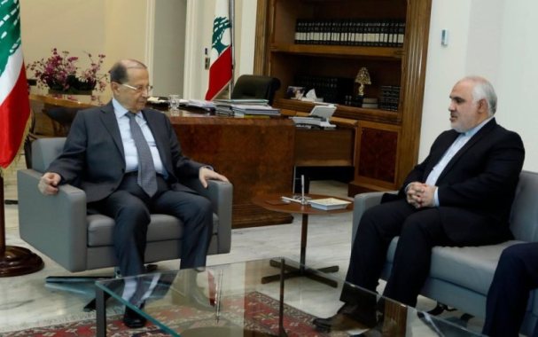 Iran's envoy meets Lebanon's President
