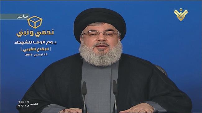 US could not attain any goals from missile strikes on Syria: Nasrallah