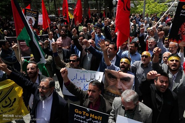 Iranians hold massive rally to condemn Zionist regime’s crimes in Palestine