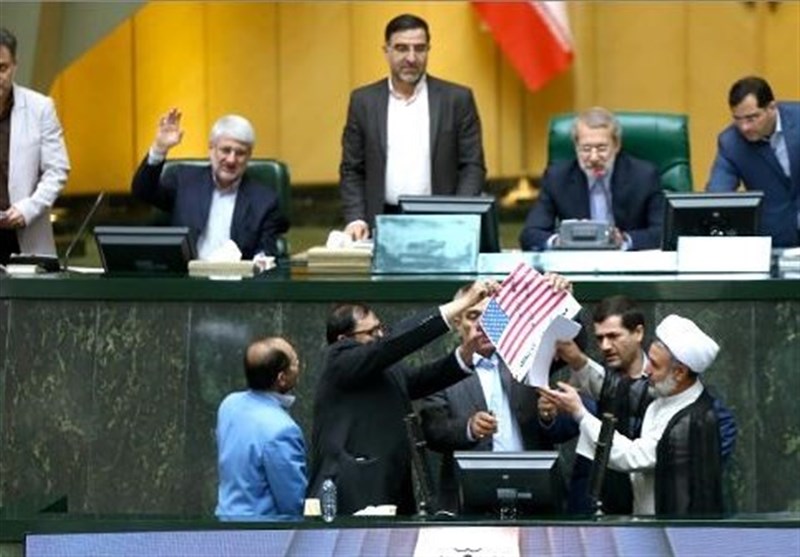 Iranian MPs Set Fire to JCPOA After US Exit