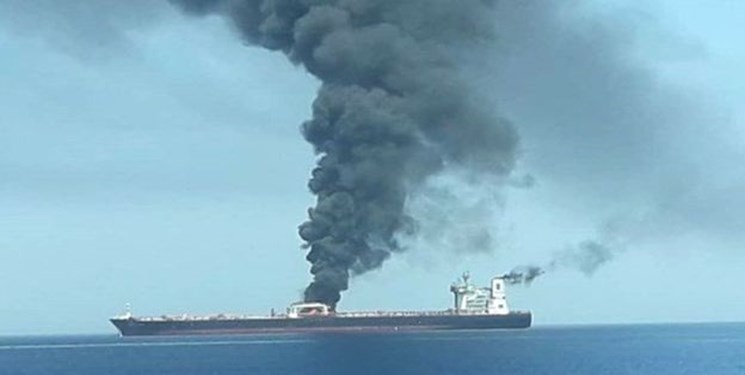 Explosions hit Iranian oil tanker in Red Sea
