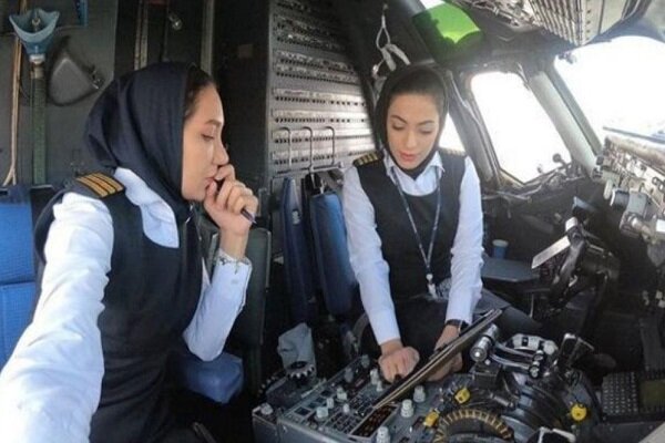 Iranian female captain pilots Tehran-Mashhad flight