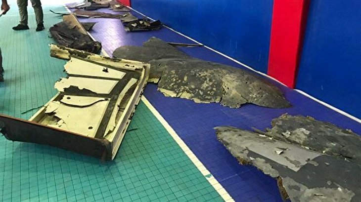 Iran releases first photos of downed US drone's wreckage