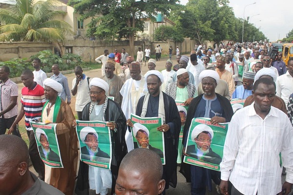 Massive Free Zakzaky Protest in Abuja on 1st July