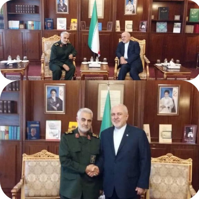 General Soleimani Supports Zarif after US Sanction