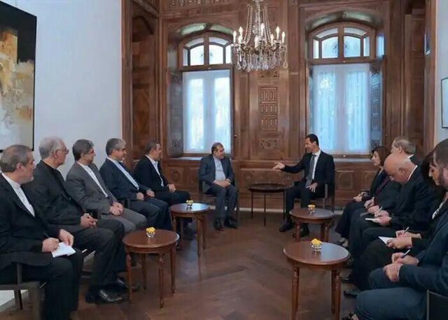 Bashar Assad, senior assistant to Iran FM hold talks