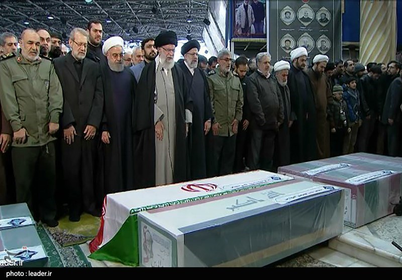 Ayatollah Khamenei Leads Ritual Prayers at General Soleimani’s Funeral
