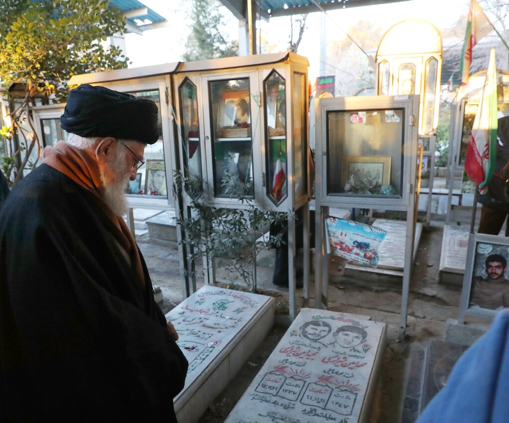 Ayatollah Khamenei visiting Mausoleum of Imam Khomeini and Martyrs of Revolution