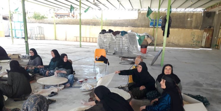 استقرارموکب اربعین کهگیلویه در خوزستان/سیل خدمات‌رسانی ادامه دارد