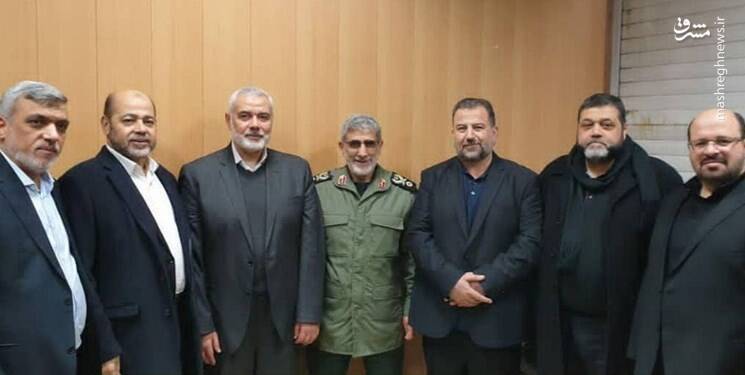 گفت‌وگوی تلفنی سردار «قاآنی» با رئیس حماس