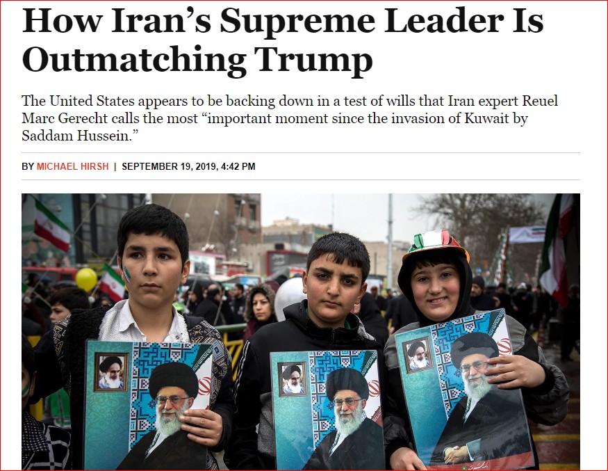 تحلیلگر ضدایرانی: رهبر ایران، موفق ترین رهبر خاورمیانه در 75 سال اخیر است
