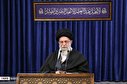 عکس/ سخنرانی تلویزیونی رهبر انقلاب در سالروز قیام ۱۹ دی مردم قم