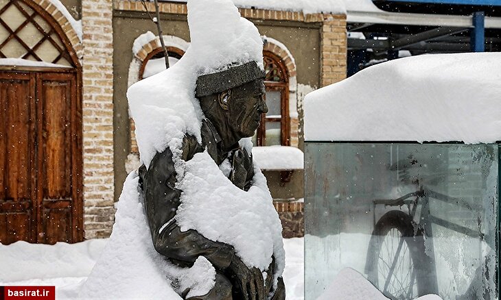 عکس/زیبایی های برف در زنجان