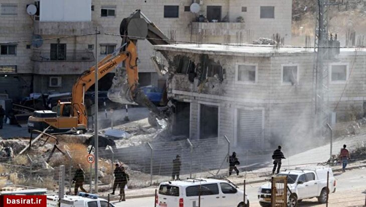 عکس | اعتراضات در فلسطین اشغالی به تخریب خانه یک فلسطینی