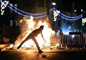 عکس/تشدید درگیری‌ها در قدس اشغالی