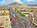 تظاهرات گسترده در سراسر یمن برای اعلام همبستگی با فلسطین/عکس+فیلم