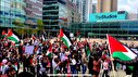 مقر BBC صحنه تظاهرات گسترده شد/فیلم+عکس