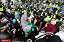 پلیس انگلیسی که به خاطر طرفداری از فلسطین اخراج می شود/عکس+فیلم