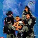 فلسطینی ها المپیک را اینگونه جشن می گیرند!